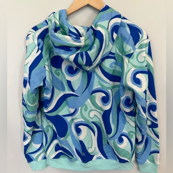 Hill House the Allie Zip up Jacket Ocean Kaleidoscope - Picture 4 of 8